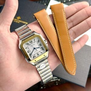 cartier santos 40mm edelstahl blau (kopie)