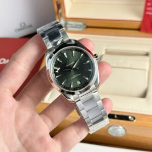 omega aqua terra 41mm edelstahl schwarz (kopie)